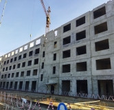 Ход строительства дома 1 в ЖК Лугометрия -