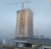 Ход строительства дома 14, секция 2 в ЖК Квартал на Игарской -