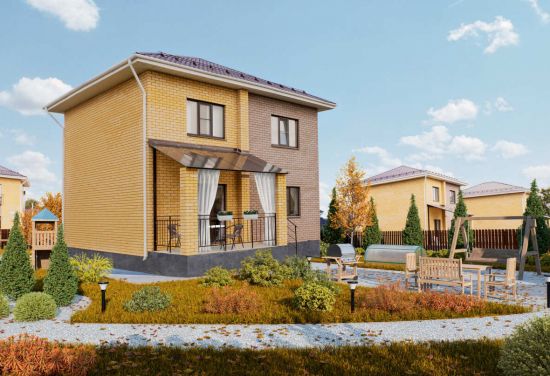 Ул. 1-я Цветочная д. 14 137 м², КП Новая Крутая - планировка