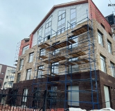 Ход строительства дома 1 в ЖК Дом на Исхаки -