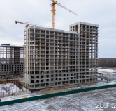 Ход строительства дома № 1 (1713) в ЖК Сибирский -