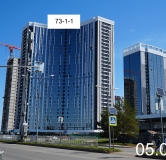 Ход строительства дома 73-1-1 в ЖК Компас -