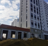 Ход строительства дома 15 в ЖК Лугометрия -