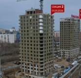 Ход строительства дома 1 в ЖК Бродский -