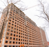 Ход строительства дома литер 5, секции Д,Е,Ж,З в ЖК Новатор -