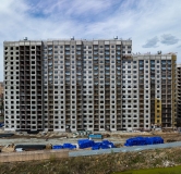 Ход строительства дома 2 в ЖК Самоцветы Бирюза -