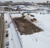 Ход строительства дома 1 в ЖК Алиса -