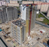 Ход строительства дома № 14, ГП-72.207 в ЖК Прео -