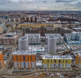 Ход строительства дома 21 в ЖК Галактика -