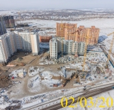 Ход строительства дома 11 в Микрорайон Нанжуль-Солнечный -