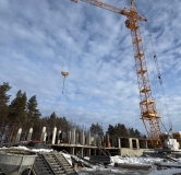 Ход строительства дома 2 в ЖК Лес -