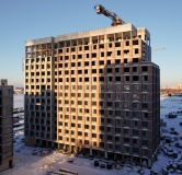 Ход строительства дома Инновационный (ГП-24) в Микрорайон Домашний -