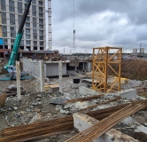 Ход строительства дома 2 в ЖК Речной квартал -