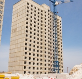 Ход строительства дома 1.3.1, секция Г в ЖК Новая Дема -