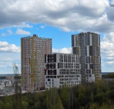 Ход строительства дома литер 12 в ЖК Холмогоры -