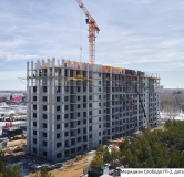 Ход строительства дома 12 (ГП-2) в ЖК Меридиан Слобода -