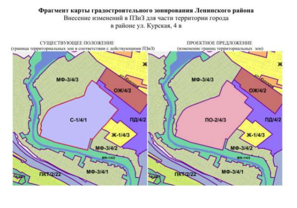 Карта градостроительного зонирования ростова на дону