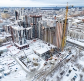 Ход строительства дома 1.4 в ЖК Нагорный -