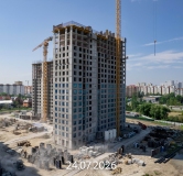 Ход строительства дома 1826 (ГП-76) в ЖК Беринг -