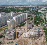 Ход строительства дома № 2 в ЖК АйвазоSKY -