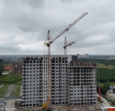 Ход строительства дома 2 в ЖК Дабл-Дабл -