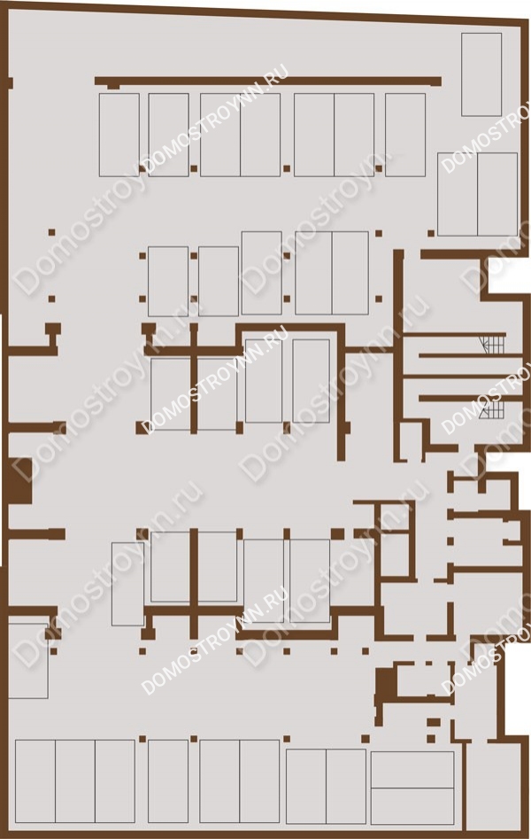 Планировка -1 этажа в доме № 69 в ЖК Рубин