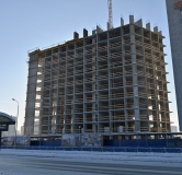 Ход строительства дома 1Д в ЖК На Тенистой -