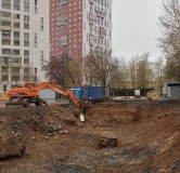 Ход строительства дома 1 в ЖК Малевич -