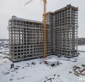 Ход строительства дома № 1 (1713) в ЖК Сибирский -