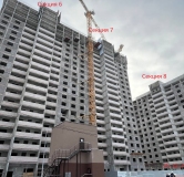 Ход строительства дома секция 5 в ЖК Развитие -