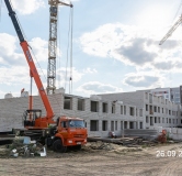 Ход строительства дома 3.1 в ЖК Кантри -