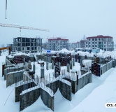 Ход строительства дома 2.3 в ЖК Рязанка Грин -