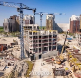 Ход строительства дома 21, ГП-72.105 в ЖК Мириады -