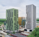 Ход строительства дома ГП-1,2,3,8 в ЖК В Гагаринском парке -