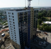 Ход строительства дома 1, 1 этап в ЖК Новый Парк -
