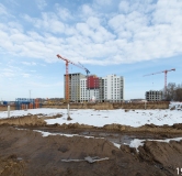 Ход строительства дома корпус 13-16 в ЖК Счастье в Кольцово -