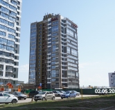 Ход строительства дома 70Б,  к с в ЖК Символ -