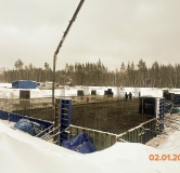 Ход строительства дома 8 в ЖК По ул. Изыскателей (мкр. Восточный) -