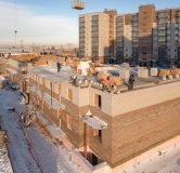 Ход строительства дома № 3.3, блок 1-3 в ЖК Мята -