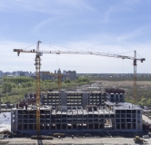 Ход строительства дома № 4, корпус 3 (ГП-9) в ЖК Октябрьский на Туре -