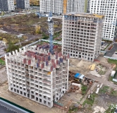 Ход строительства дома № 117, корпус 13 (4Б) в ЖК Фатера -