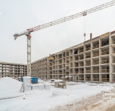 Ход строительства дома 8.6 в ЖК Парадный Ансамбль -