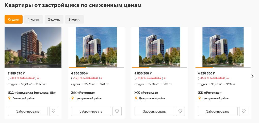 Разел: Квартиры в новостройках Воронежа от застройщика по сниженным ценам на domostroyrf.ru