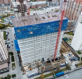 Ход строительства дома 246 в Акцентный дом Актив -