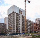 Ход строительства дома 16 в ЖК Шишимская Горка -