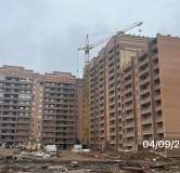 Ход строительства дома 26 в ЖК По ул. Шашина -
