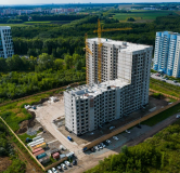 Ход строительства дома 1 в ЖК Акварельный 4.0 -