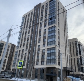 Ход строительства дома секция 1 в ЖК Квадрум -