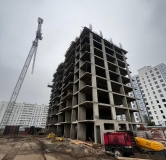 Ход строительства дома 3 в ЖК Автозаводец -