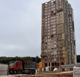 Ход строительства дома литер 13 в ЖК Холмогоры -